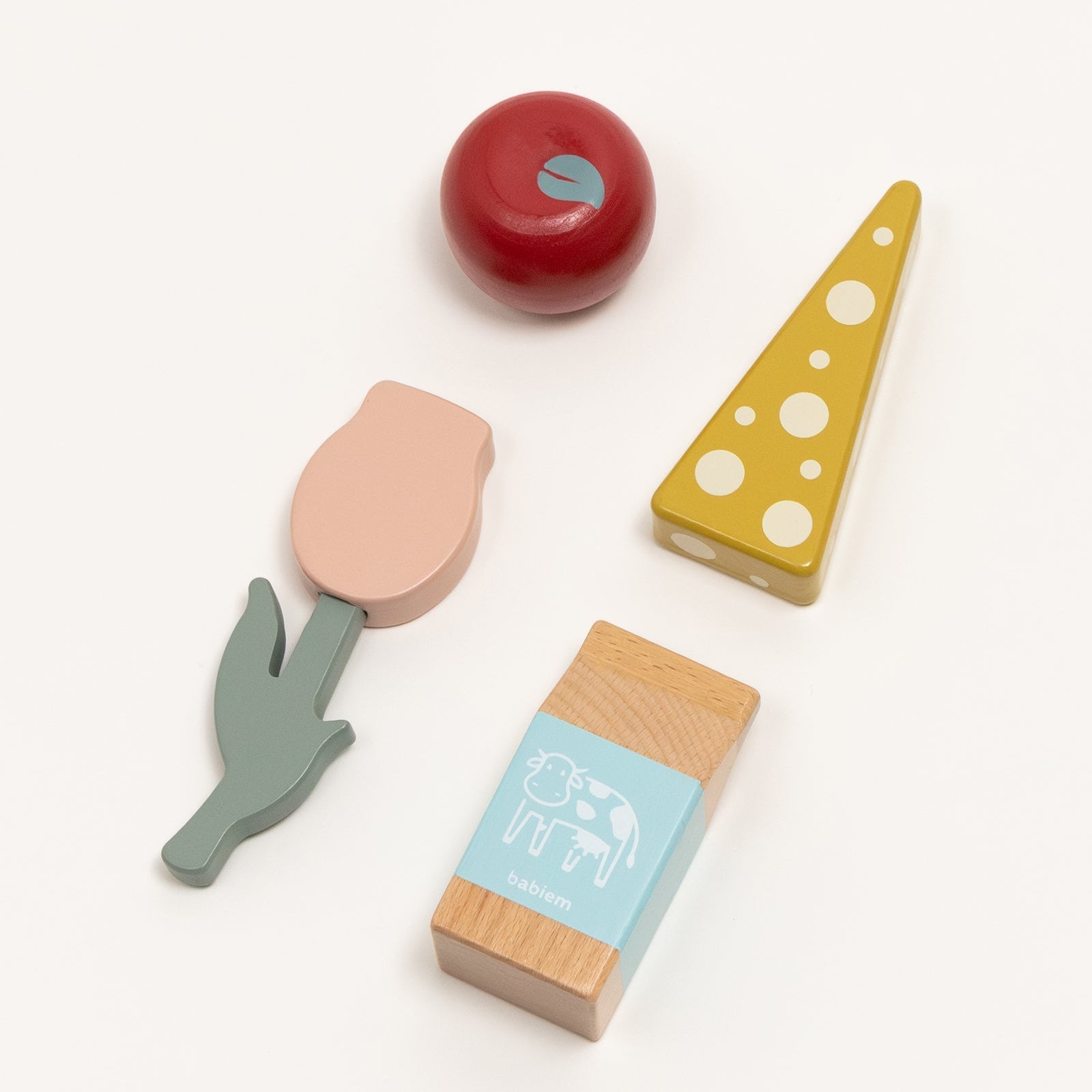 Babiem® Oliver Walker | Wooden shopping cart with accessories