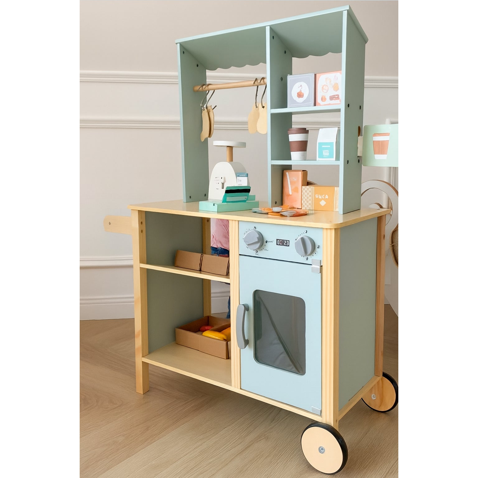 Montessori Houten – Foodtruck Speelset (73-delig)
