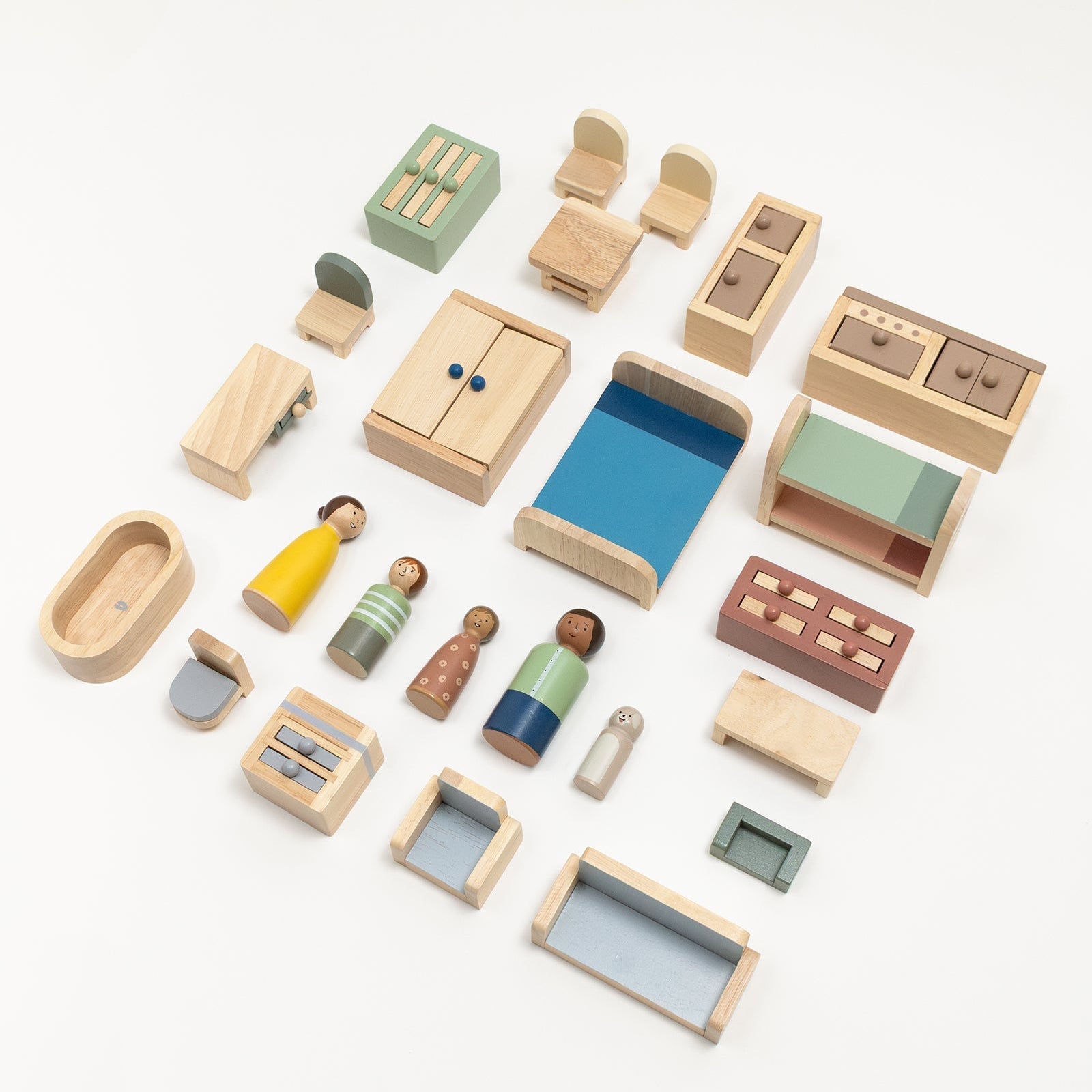 Babiem® Dollhouse Lynn | Canal House with 24 Accessories