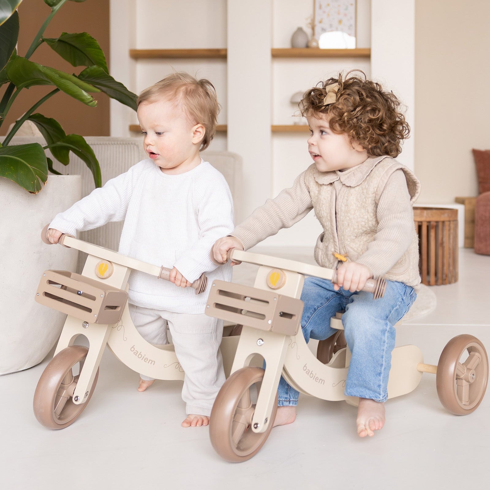 Babiem® 2-in-1 Balance Bike James | Adjustable from 3 to 2 Wheels